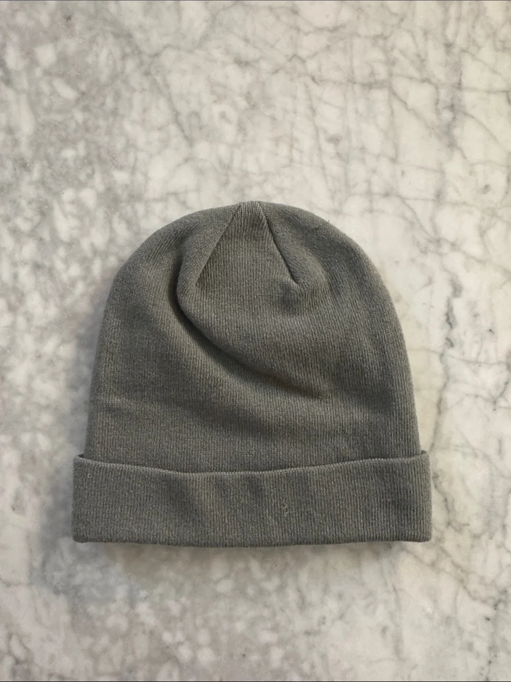 The North Face Olive Gray sage green Knit Cuffed Beanie OS